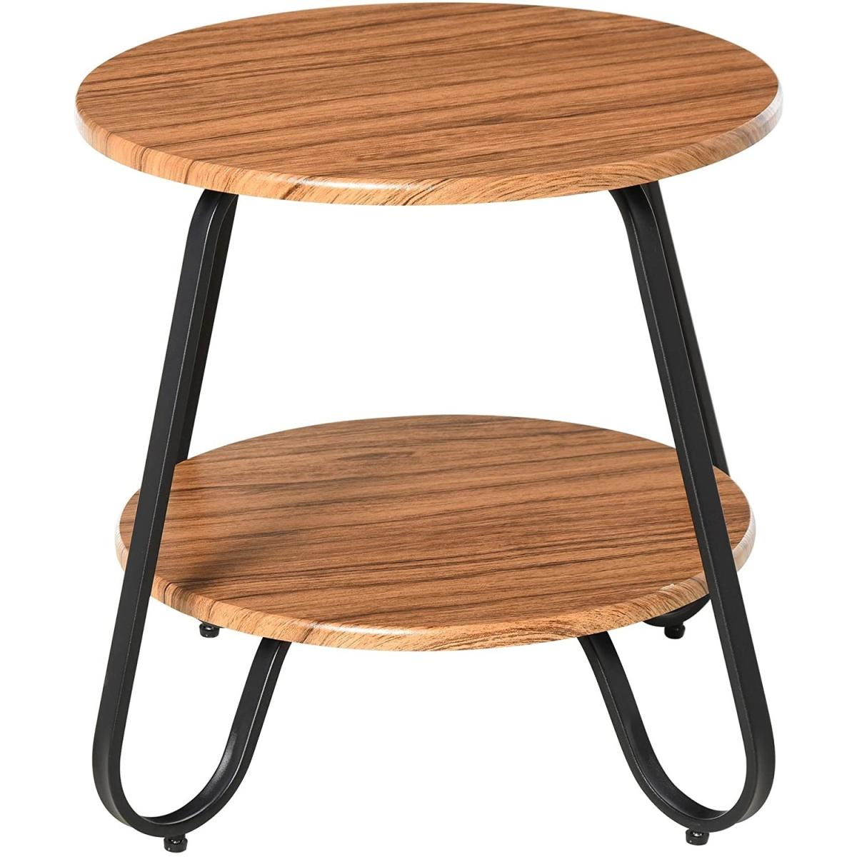 Retro Two tier Coffee table - Brown – image 6