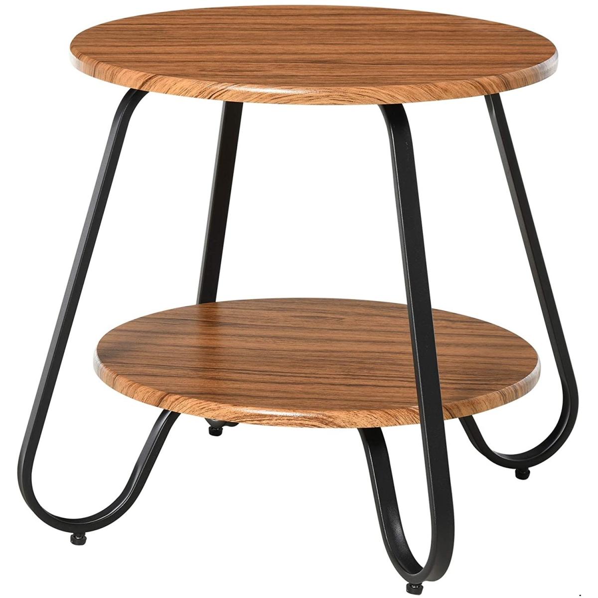 Retro Two tier Coffee table - Brown – image 9