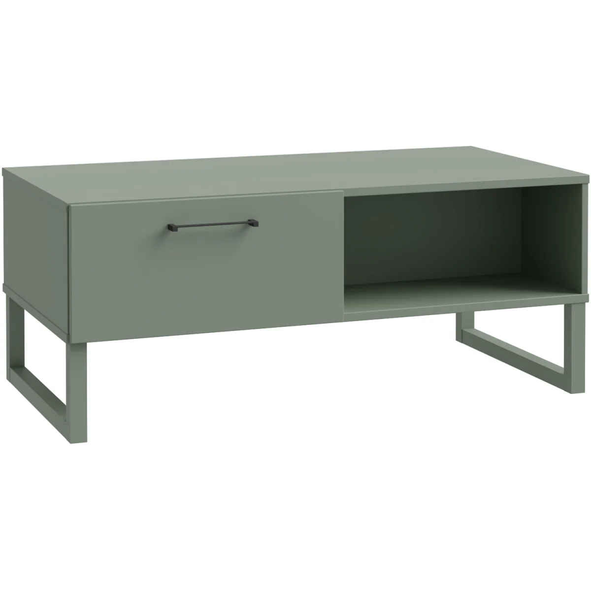 Sali 1 Drawer Coffee Table in Sage Green - Sage Green – image 2