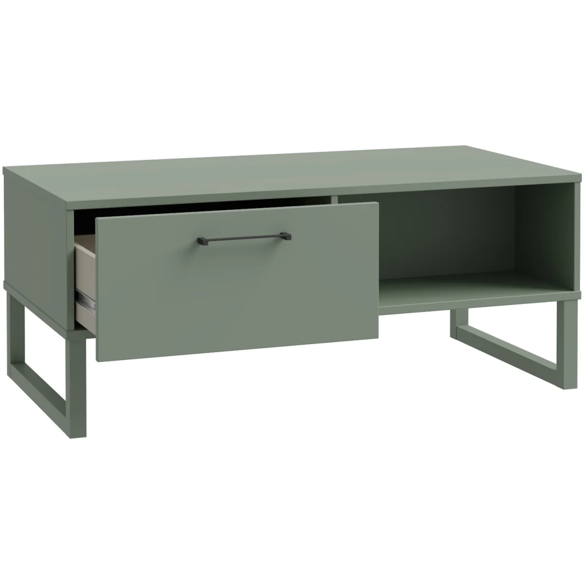 Sali 1 Drawer Coffee Table in Sage Green - Sage Green – image 4
