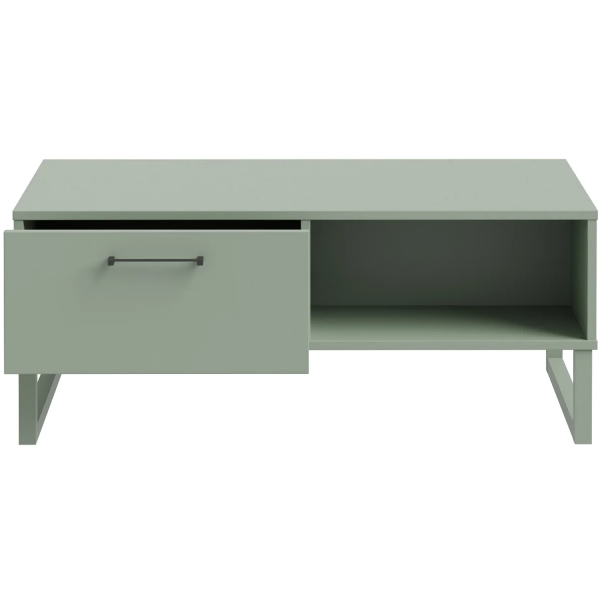 Sali 1 Drawer Coffee Table in Sage Green - Sage Green – image 5