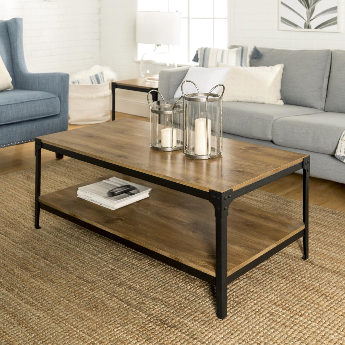Brampton Rustic Coffee Table - Barnwood – image 4