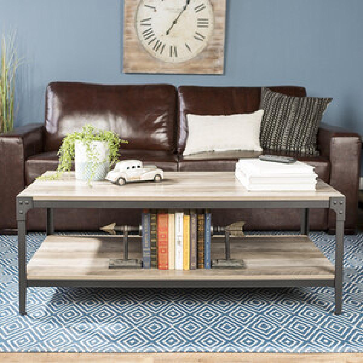 Brampton Rustic Coffee Table - Barnwood – image 7