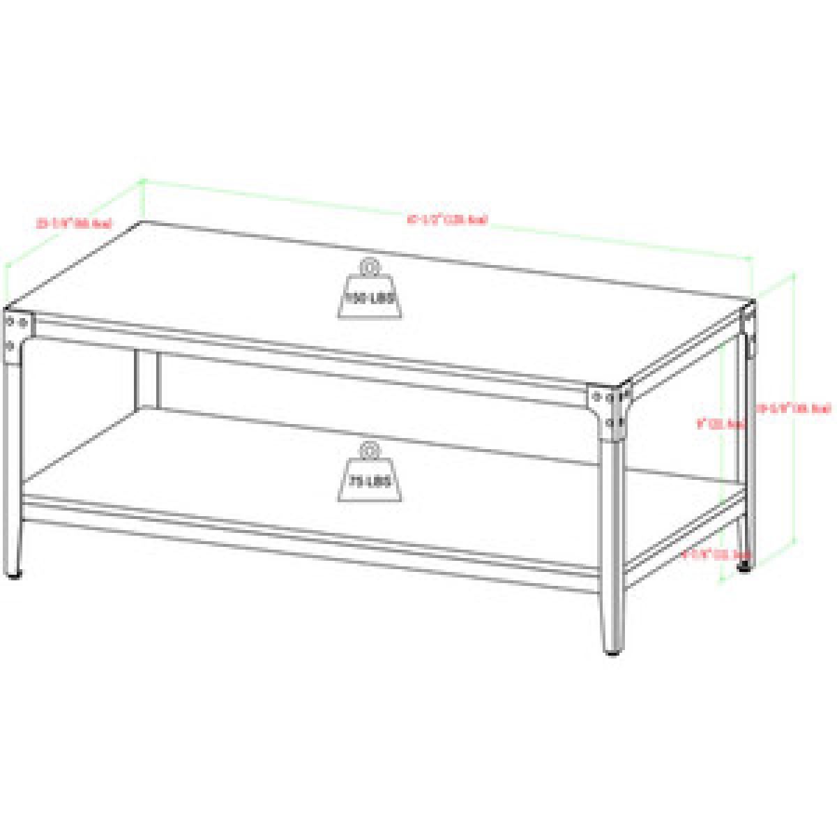 Brampton Rustic Coffee Table - Barnwood – image 8
