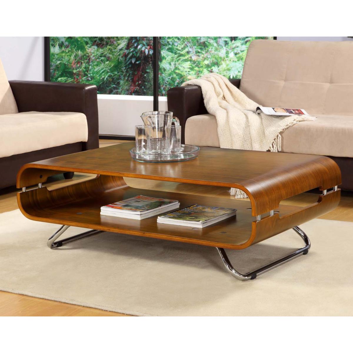 Curve Stadium Coffee Table - Walnut – image 2