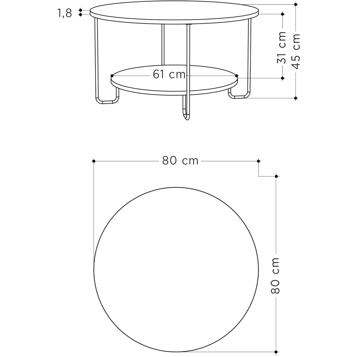 Corro Modern Coffee Table Multipurpose - Oak – image 3