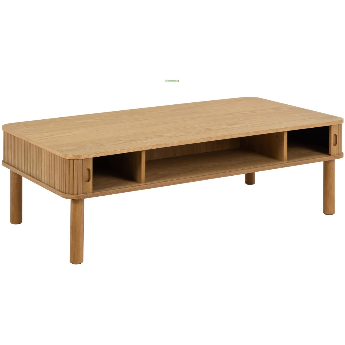 Langley  Coffee Table Sliding Door in Oak - Oak – image 3