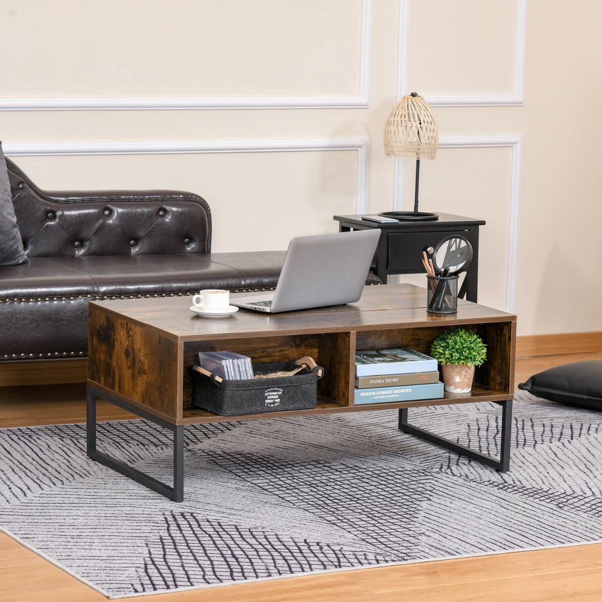 Extendable Coffee Table - Brown – image 1