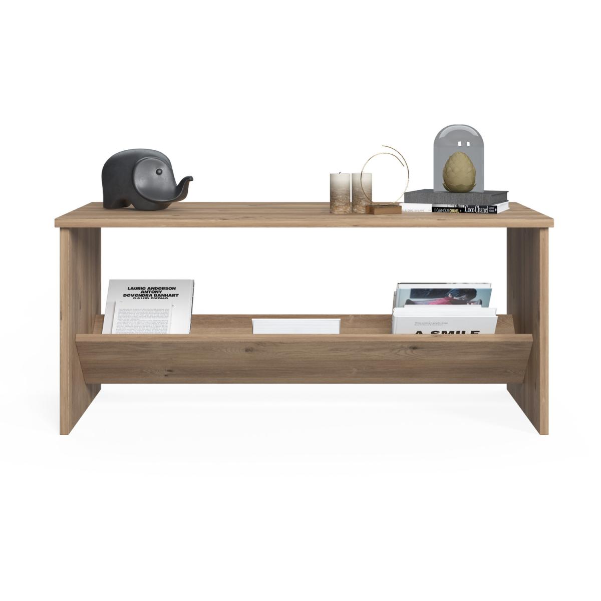 Terna Minimal Wood Coffee Table 3 Colour Option - Ruumstore - Varna Oak – image 2
