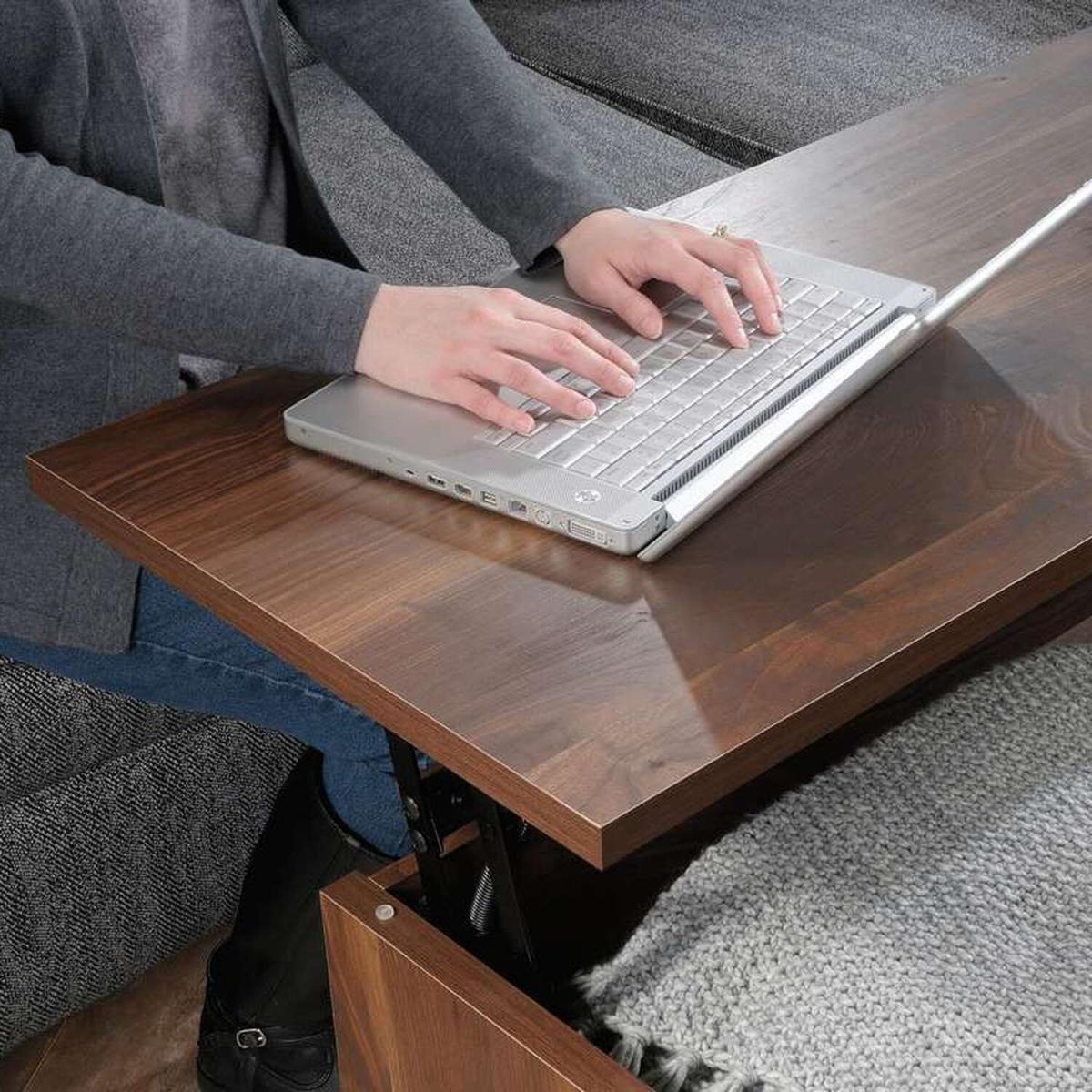 Hampstead Park Lift Up Coffee Work Table  - Grand Walnut – image 4