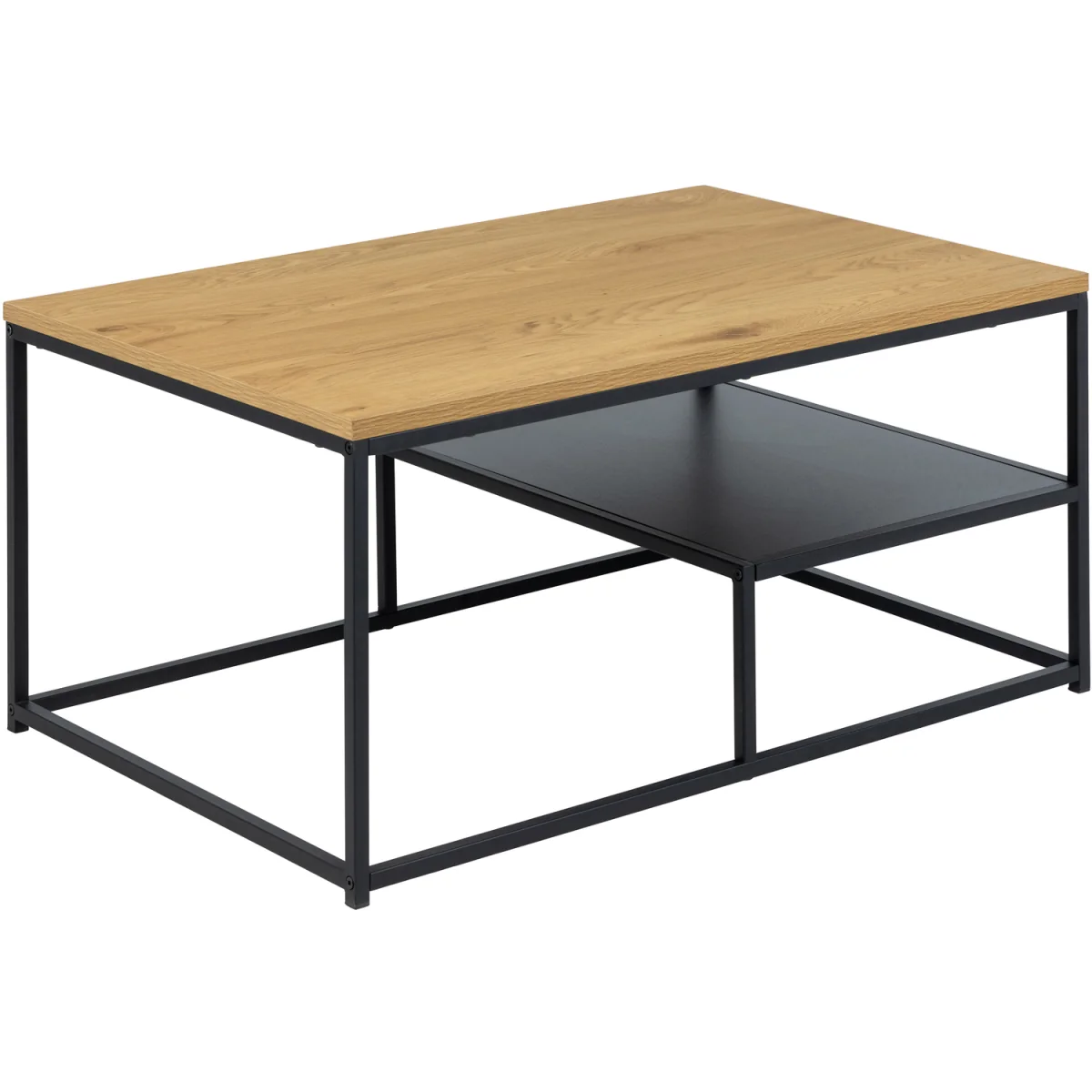 Gila Coffee Table with Open Shelf in Oak - Oak – image 5
