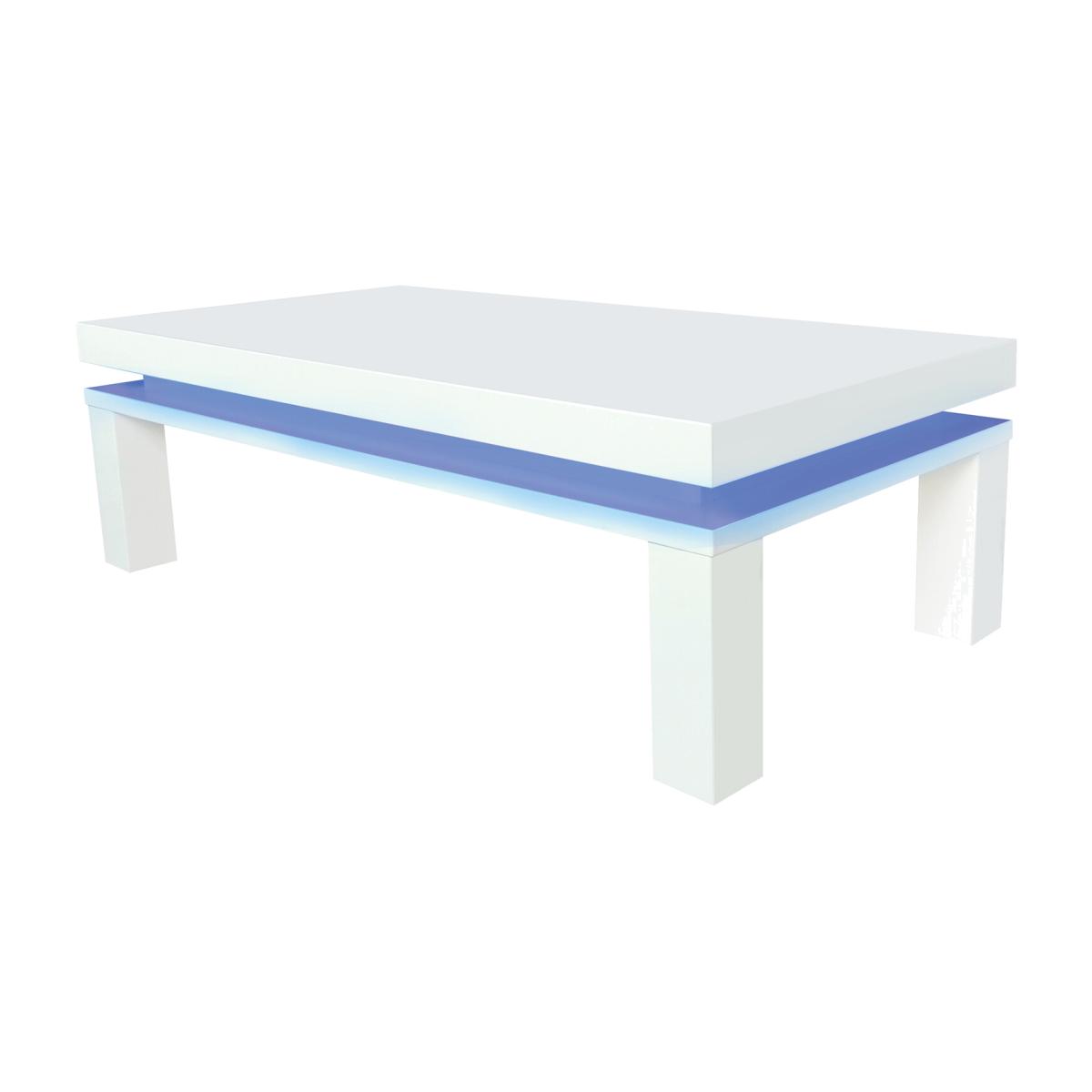 Milano LED Coffee Table - White