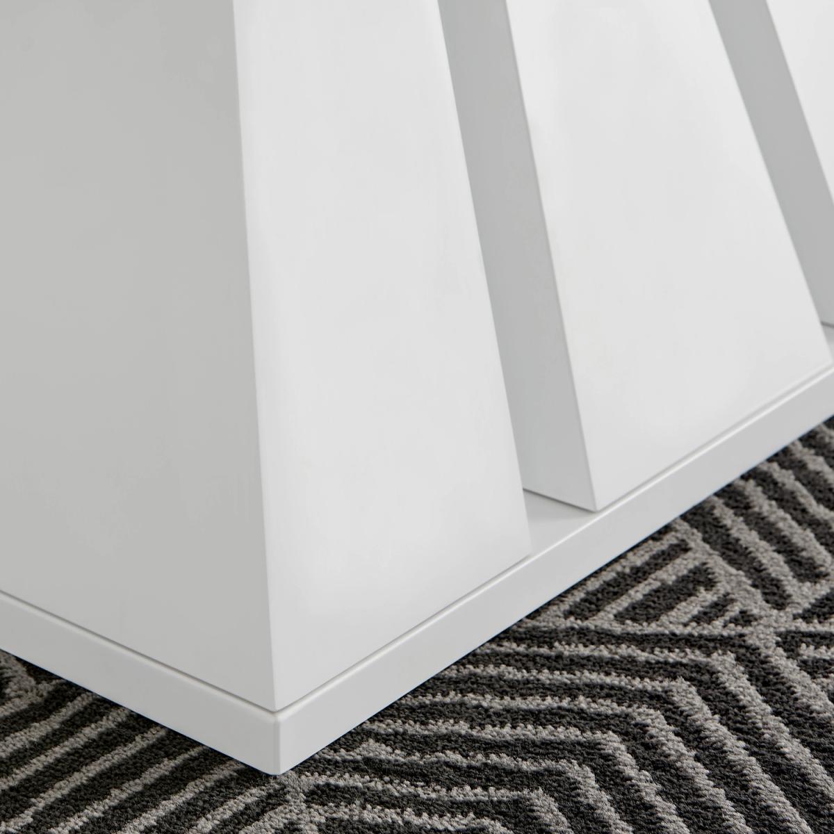 Athens White Marble Coffee Table - White – image 2