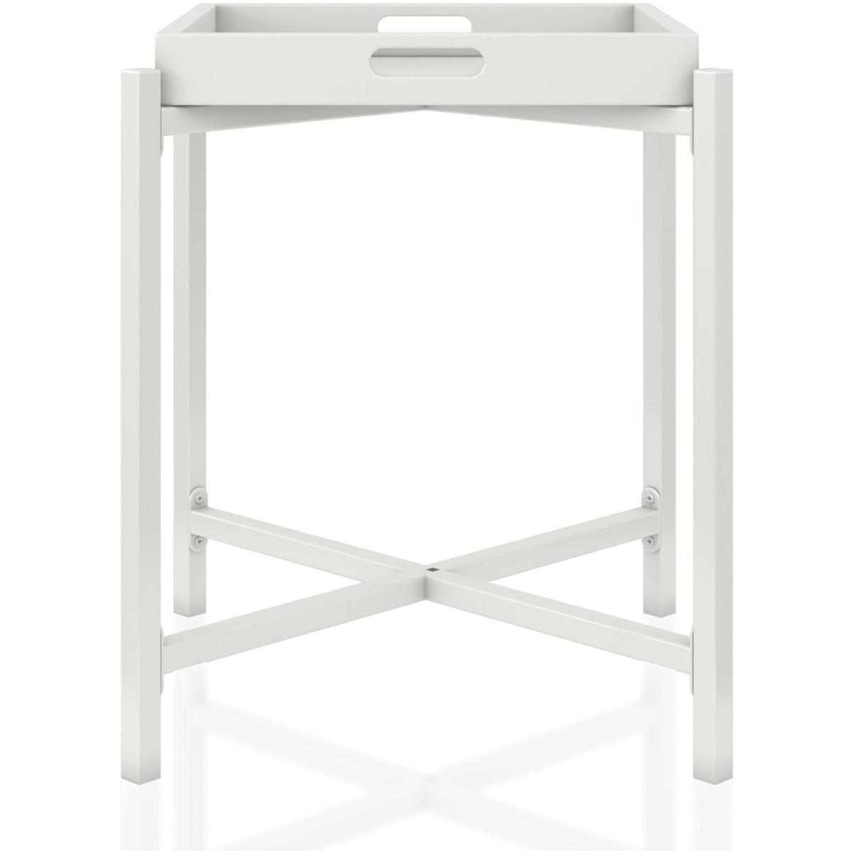 Coco White Coffee Table With Removable Tray - White – image 6