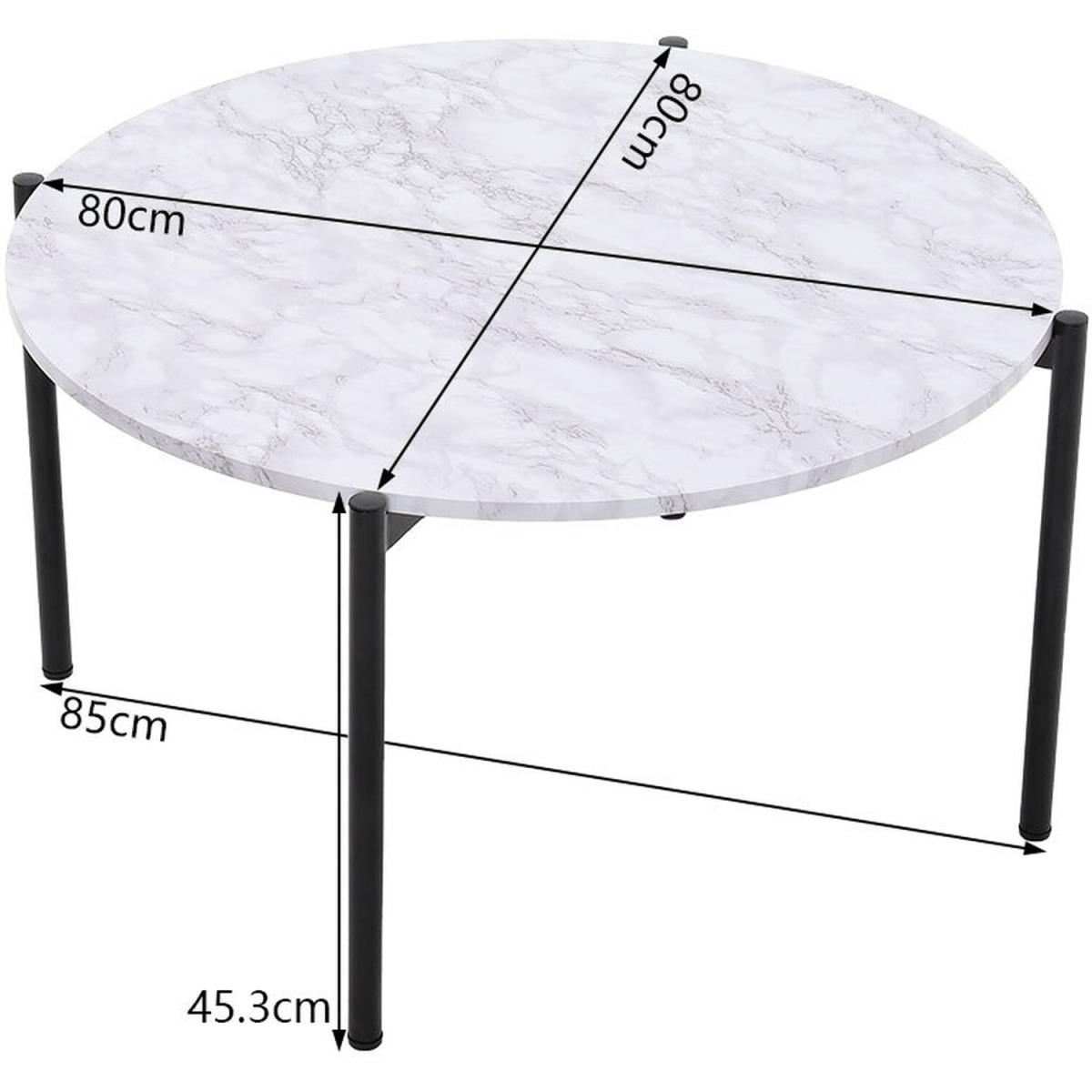 Modern Coffee Table - White – image 2