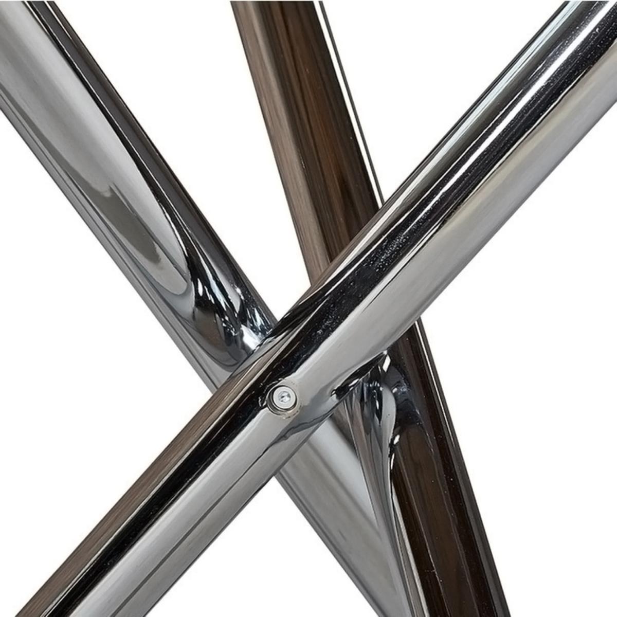 Stylish Coffee Tempered Glass Table - Clear / 3 Legs – image 7