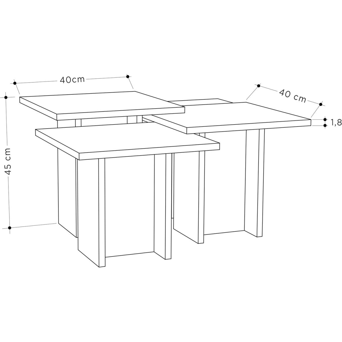 Grade Modern Coffee Table Multipurpose - White – image 2