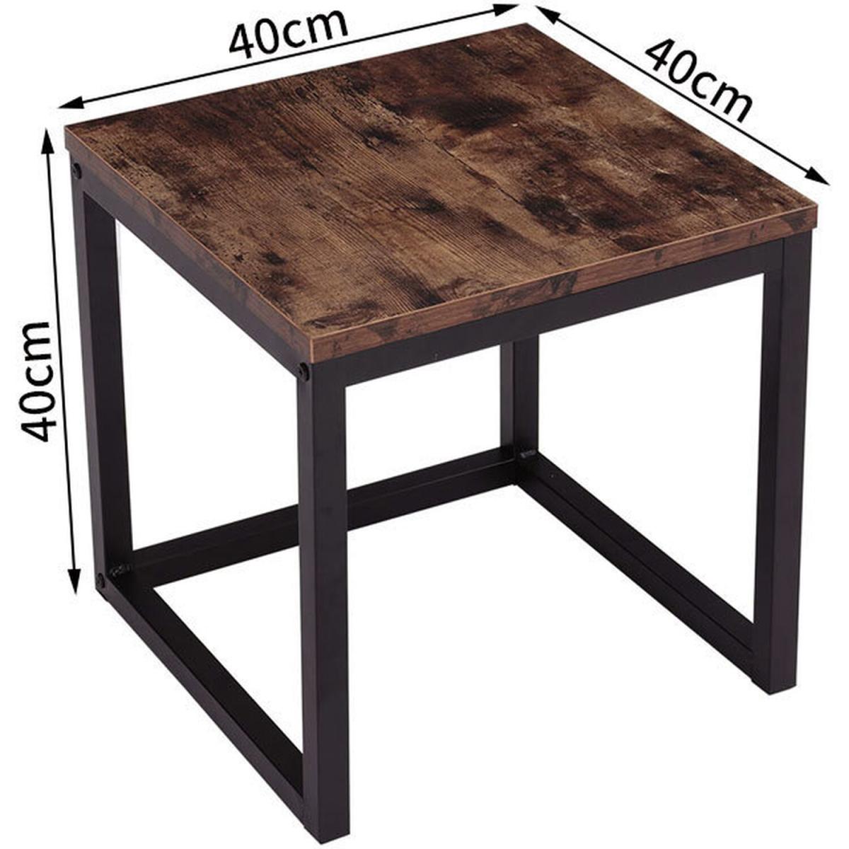 Retro Black Walnut Coffee Table - Brown – image 2