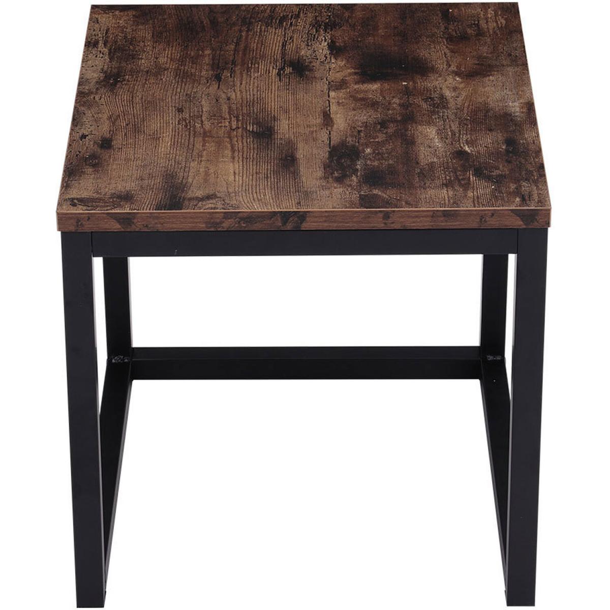 Retro Black Walnut Coffee Table - Brown – image 3