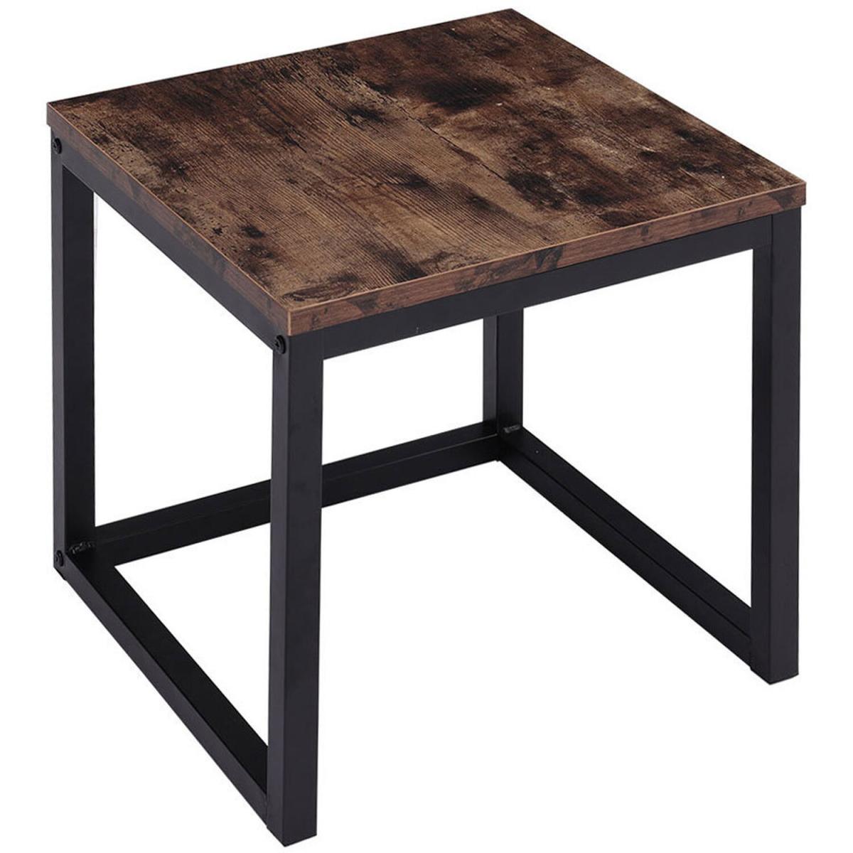 Retro Black Walnut Coffee Table - Brown – image 4