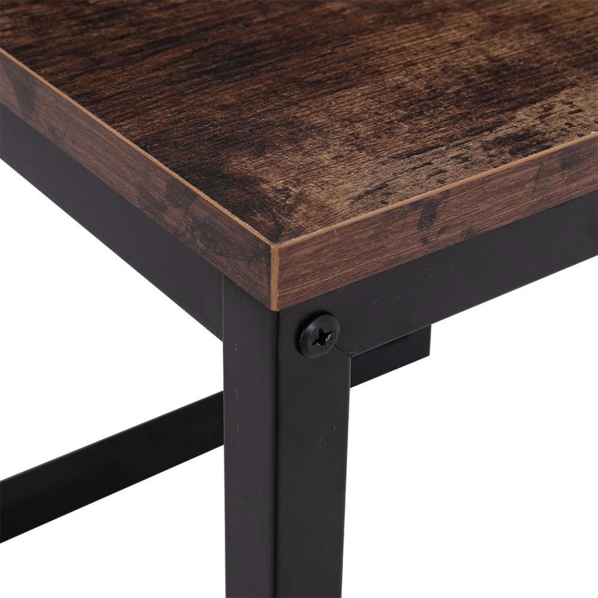 Retro Black Walnut Coffee Table - Brown – image 5