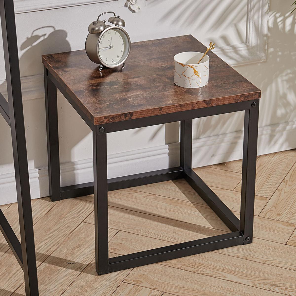 Retro Black Walnut Coffee Table - Brown – image 6