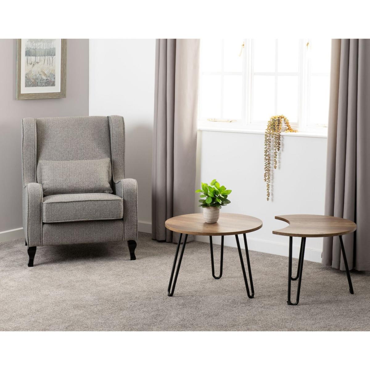 Athens Duo Coffee Table Set - Oak – image 4