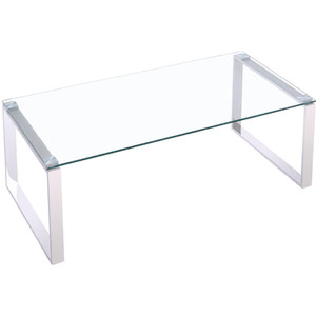 Modern Style Coffee Table  - Silver / Square – image 10