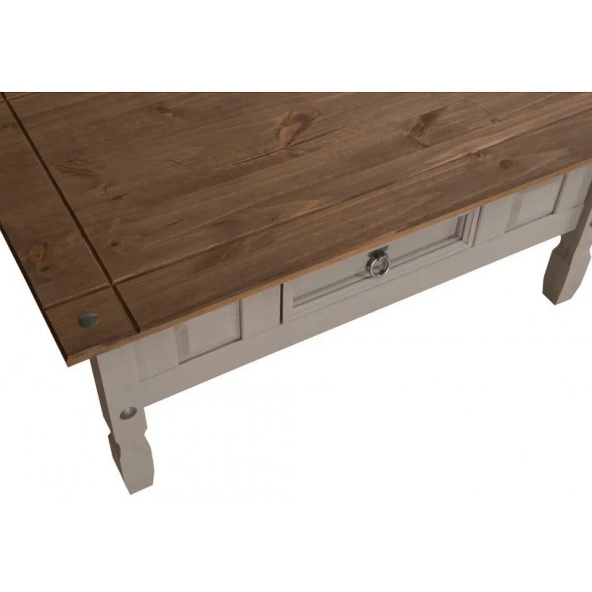 Mercers Furniture Corona Coffee Table with 1 Drawer - Distressed Grey Wax – image 3