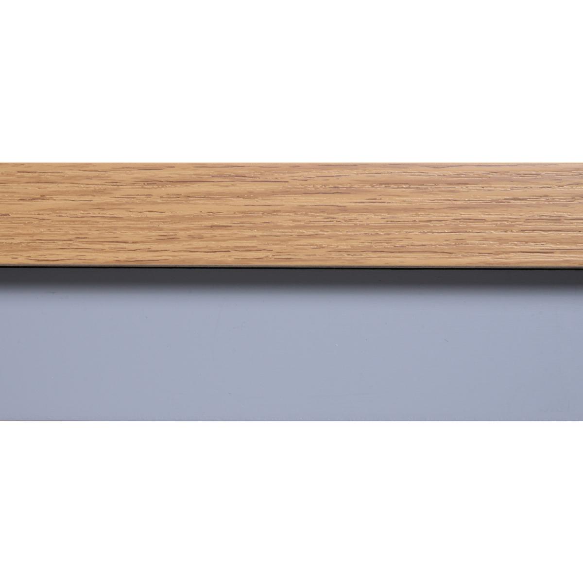 Coffee Table with Open Display Wood Effect - Oak & Grey – image 6