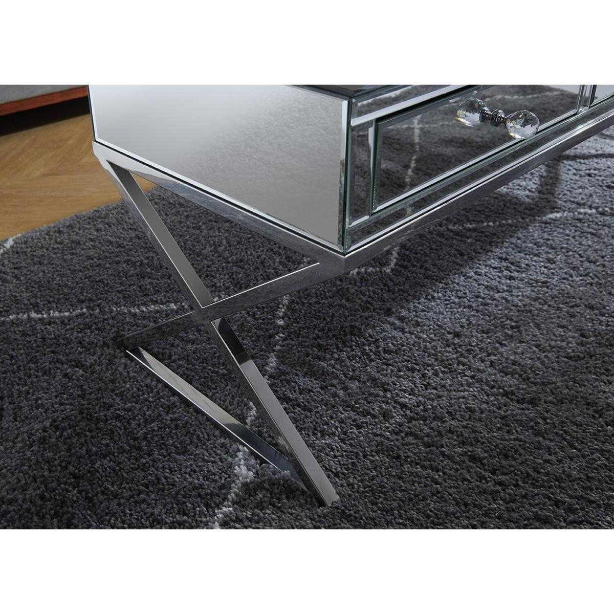 Salvador Mirrored Coffee Table Drawer - Mirror – image 5