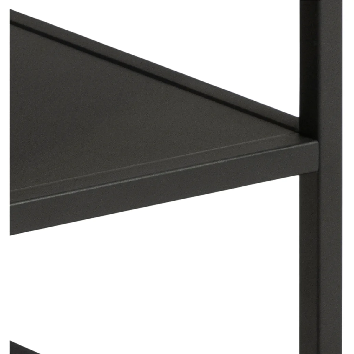 Gila Square Coffee Table with Open Shelf in Oak & Black - Oak & Black – image 7