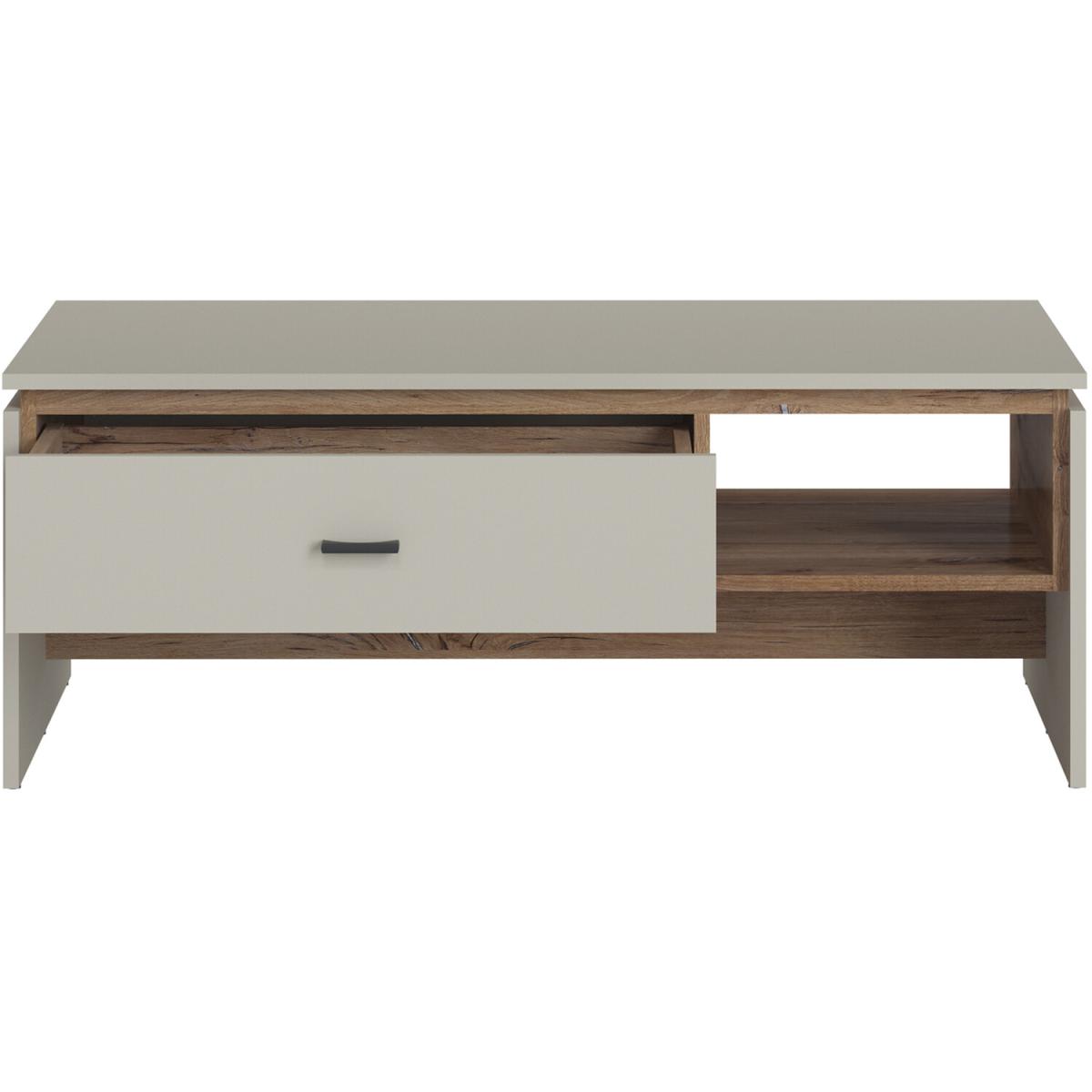 Rivero 1-Drawer Coffee Table - Oak & Grey – image 2