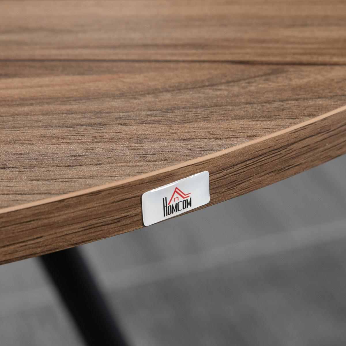 Round Bar Table, Kitchen Cafe Table, Bistro Table - Brown – image 5