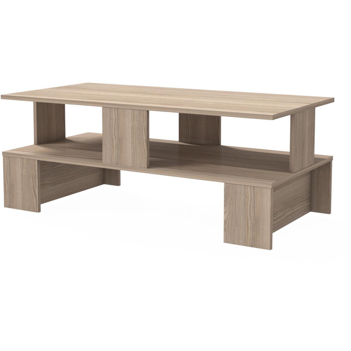 Eva 120 cm Wide Modern Coffee Table with Storage - Cordoba - Wood – image 5