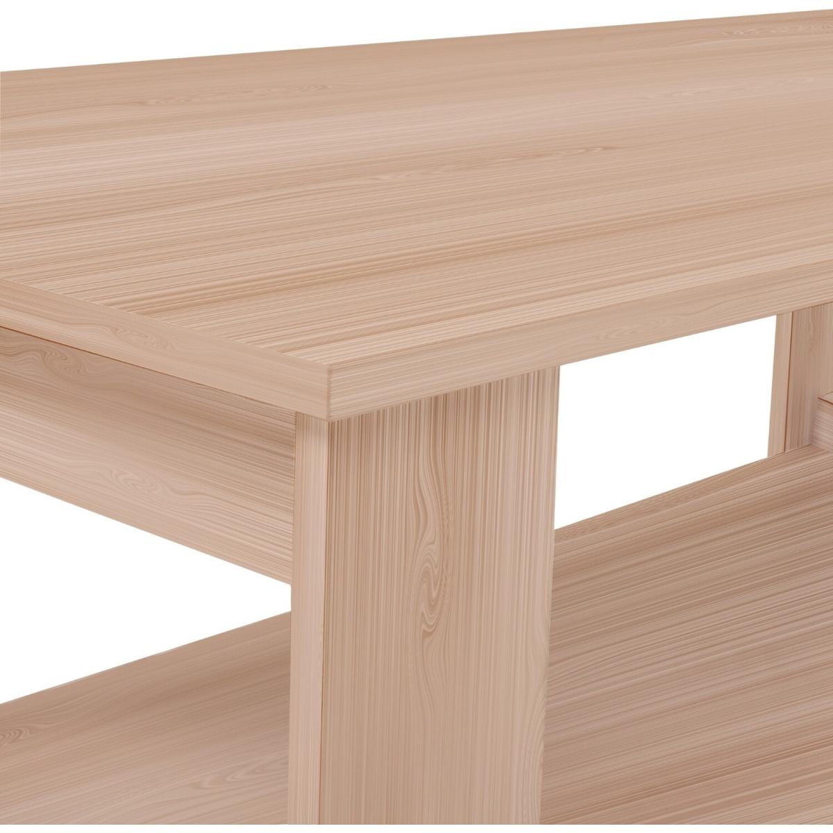 Simple Coffee Table  - Light Brown – image 15