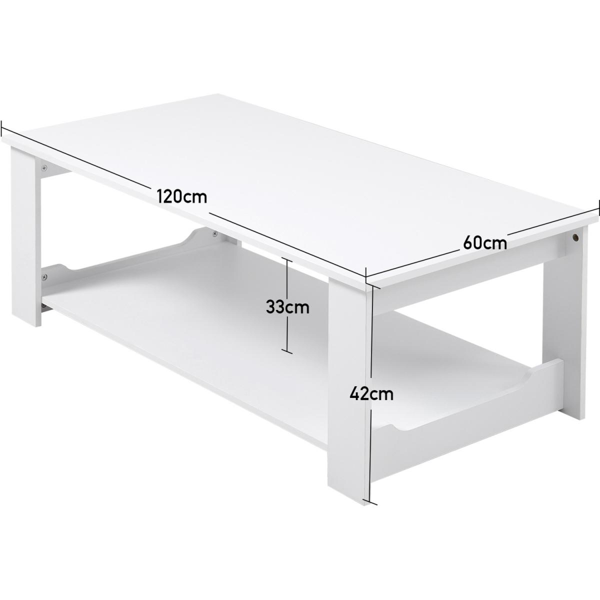 Simple Coffee Table  - Light Brown – image 8