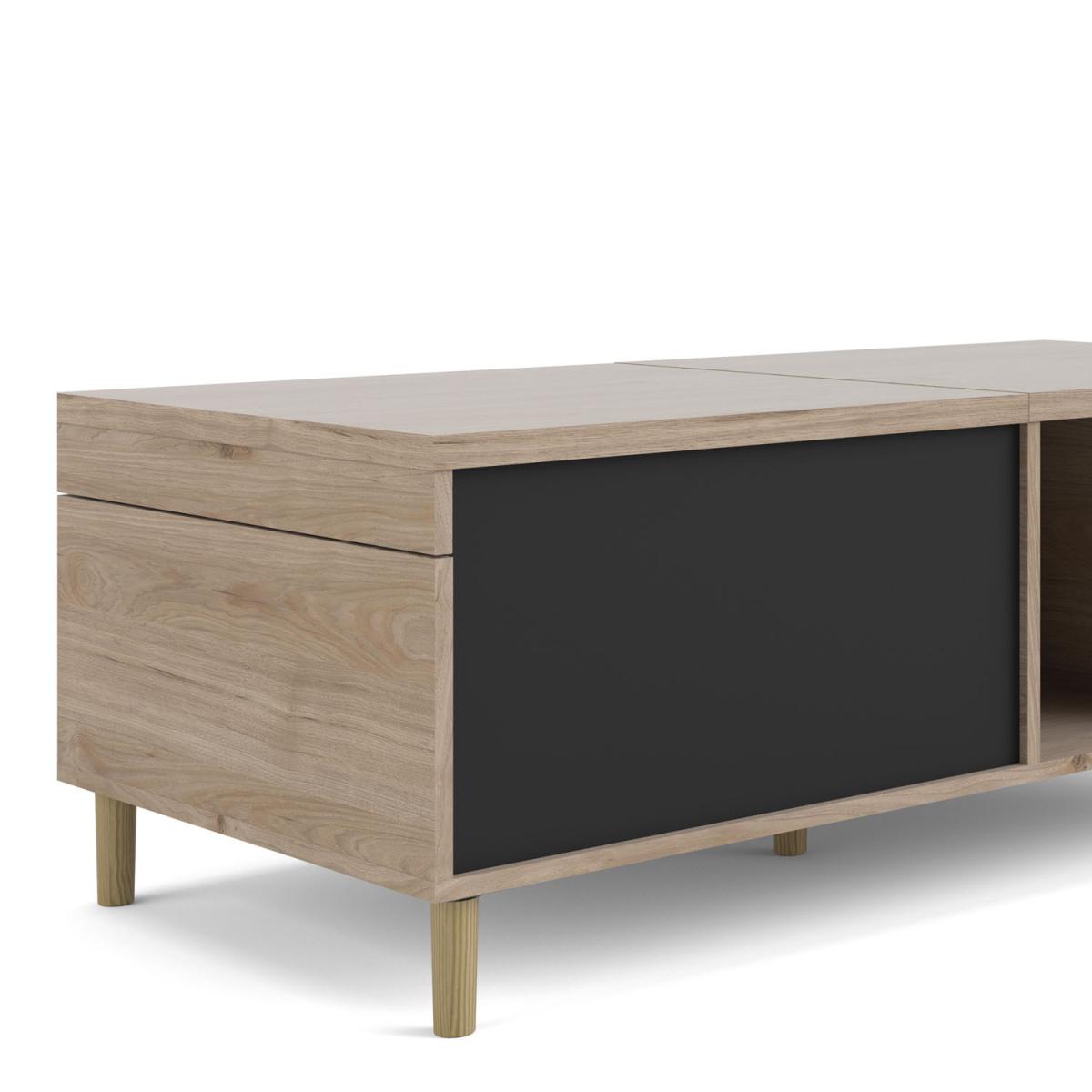 Rome Coffee Table with Sliding Top - Black – image 11