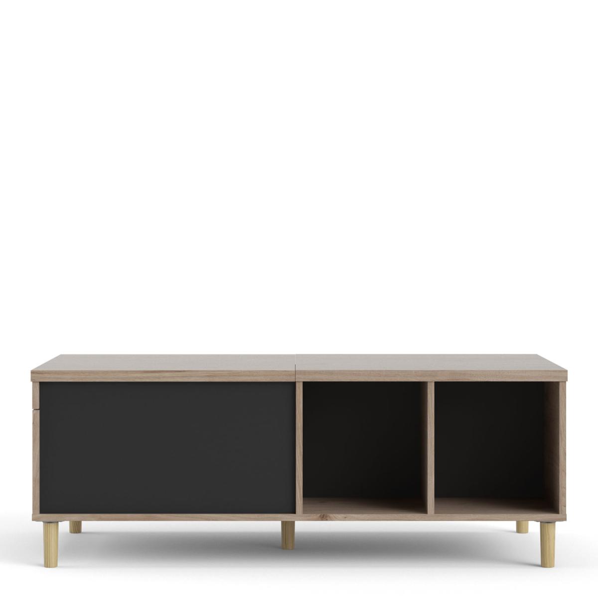 Rome Coffee Table with Sliding Top - Black – image 3
