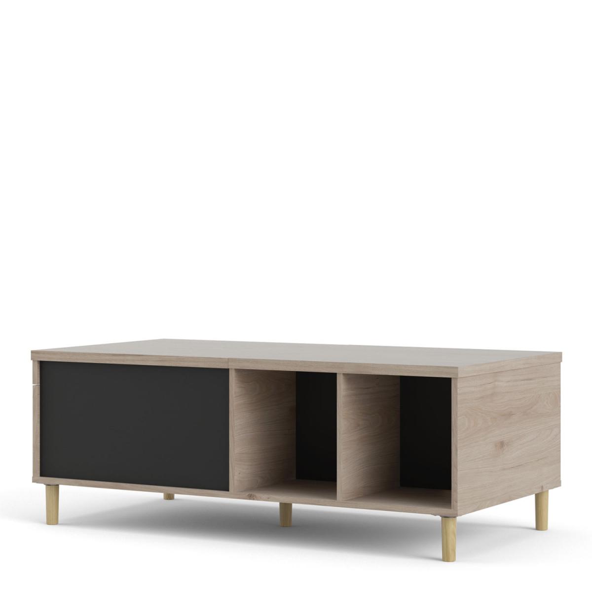 Rome Coffee Table with Sliding Top - Black – image 4