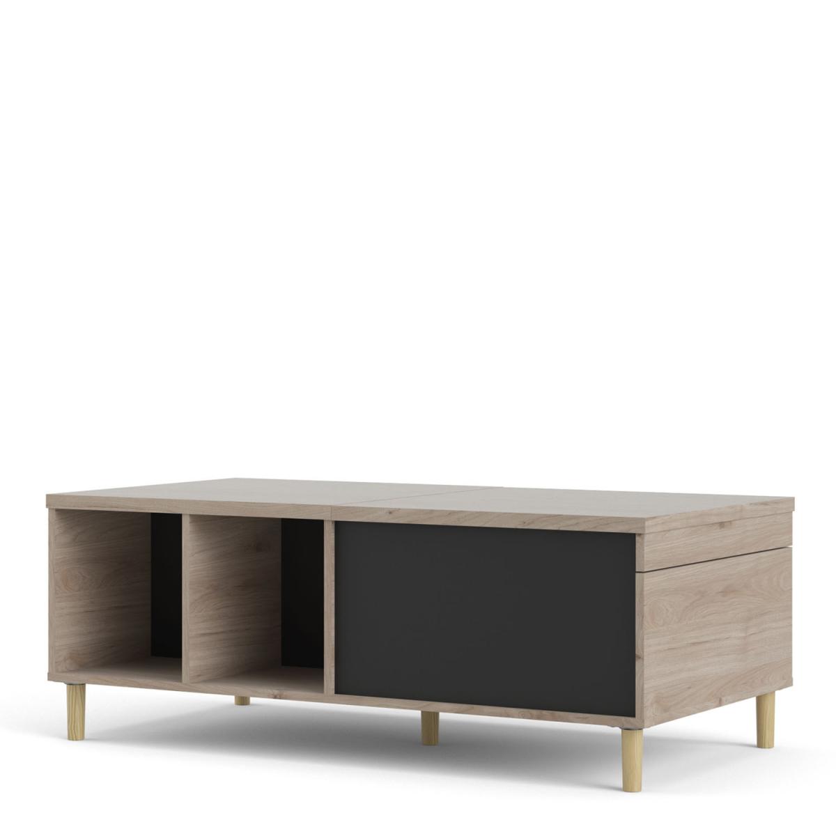 Rome Coffee Table with Sliding Top - Black – image 5
