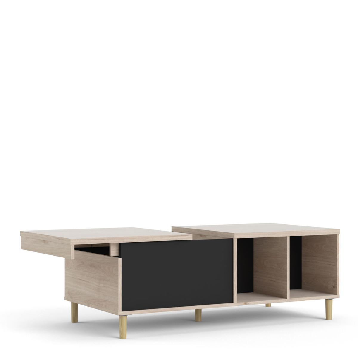 Rome Coffee Table with Sliding Top - Black – image 6