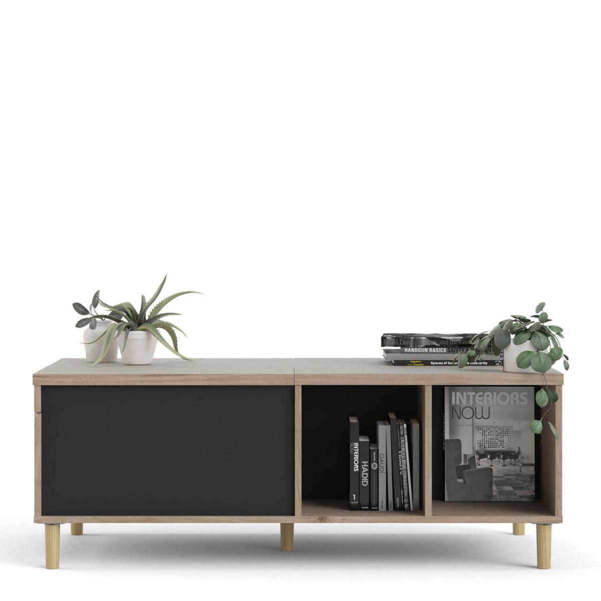 Rome Coffee Table with Sliding Top - Black – image 10