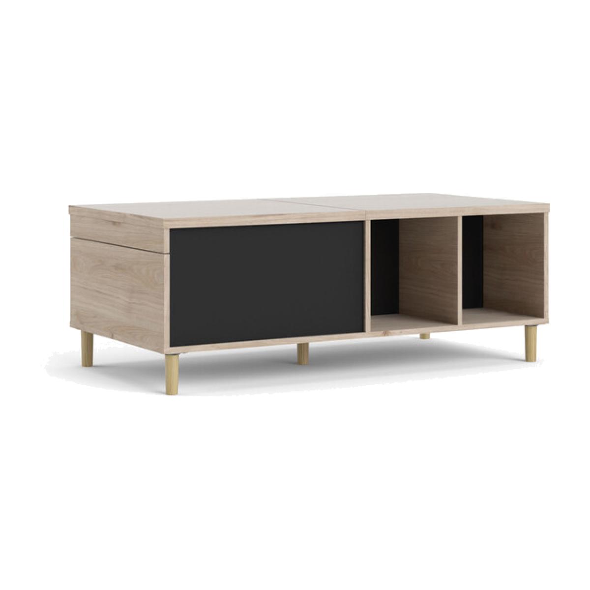 Rome Coffee Table with Sliding Top - Black – image 1