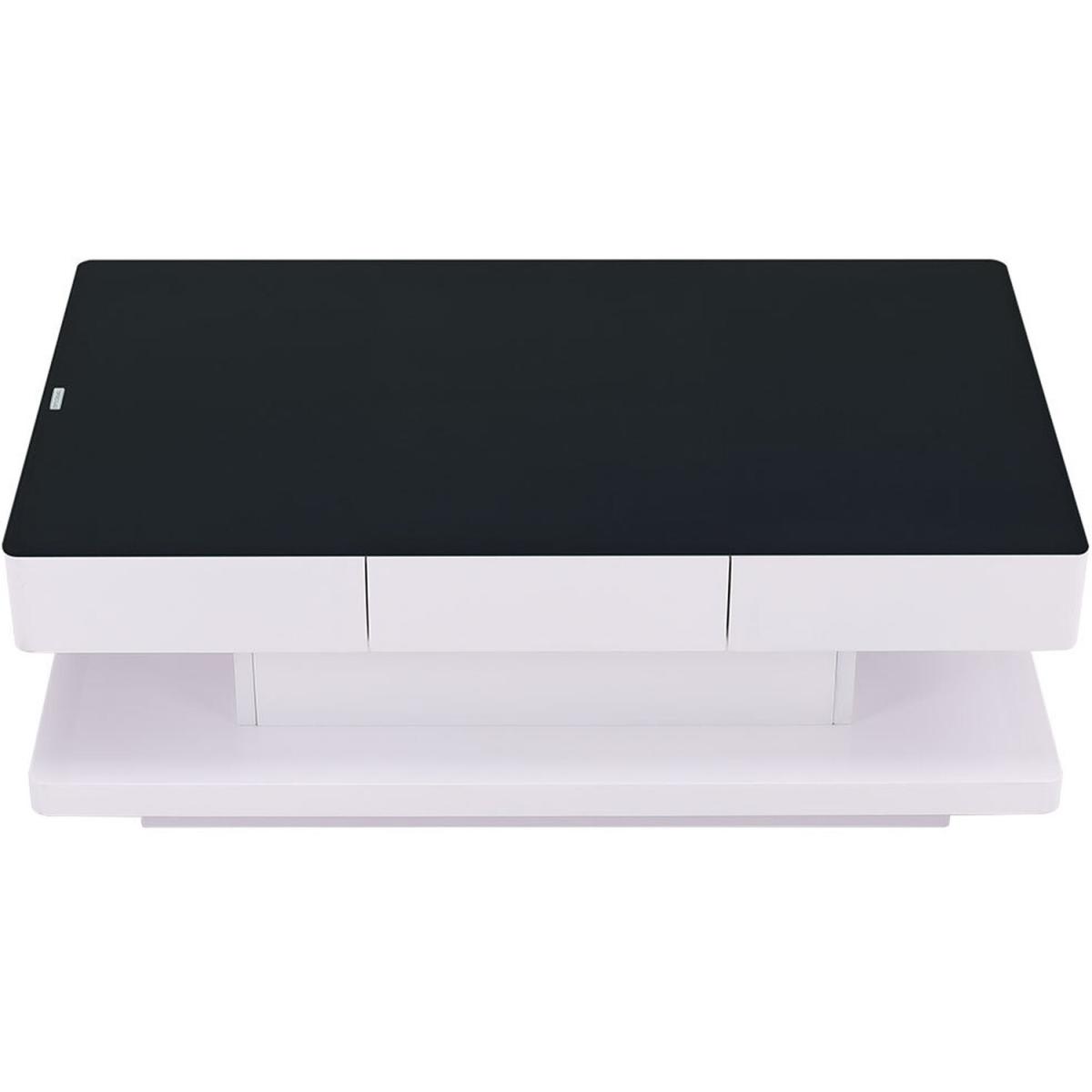Rectangle Coffee Accent Table - Black – image 4