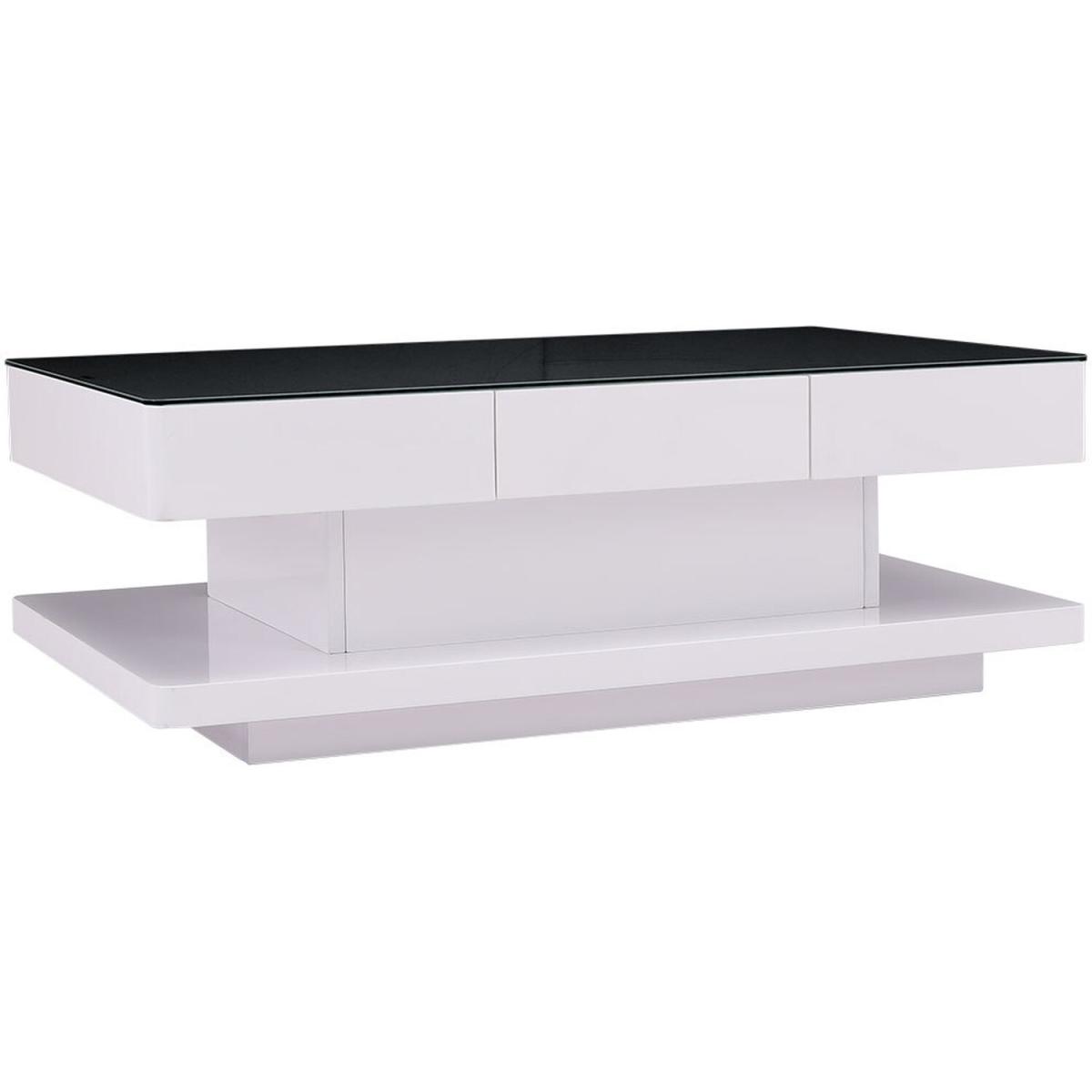 Rectangle Coffee Accent Table - Black – image 5