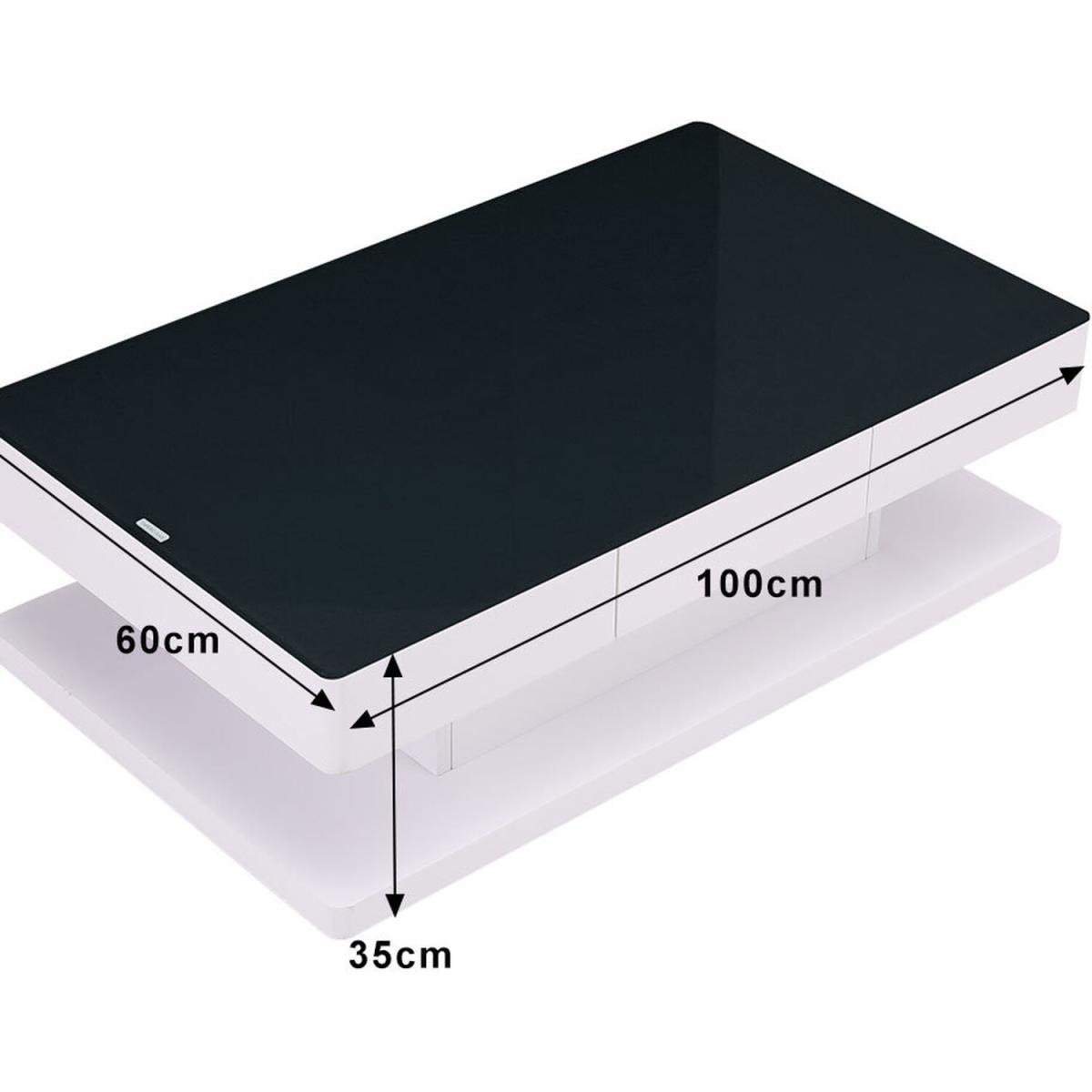 Rectangle Coffee Accent Table - Black – image 8