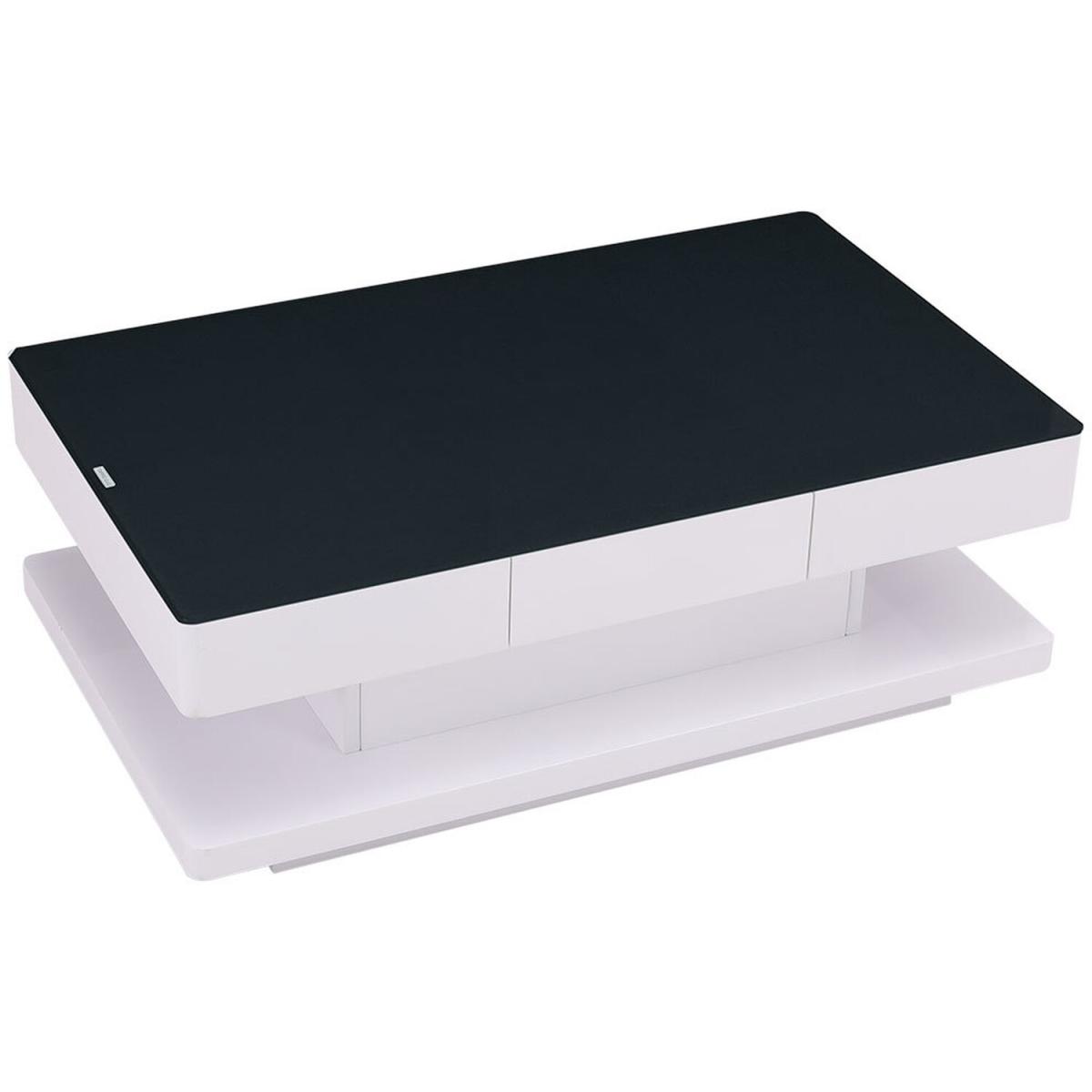 Rectangle Coffee Accent Table - Black – image 9