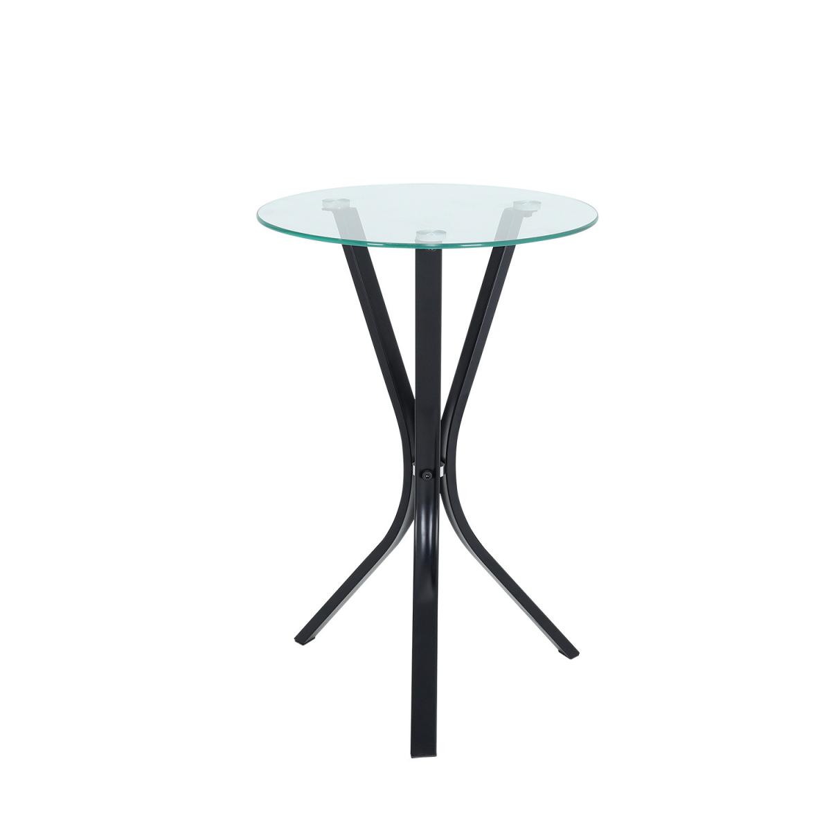 Tempered Glass Coffee Side End Table Storage Shelf - Silver – image 5