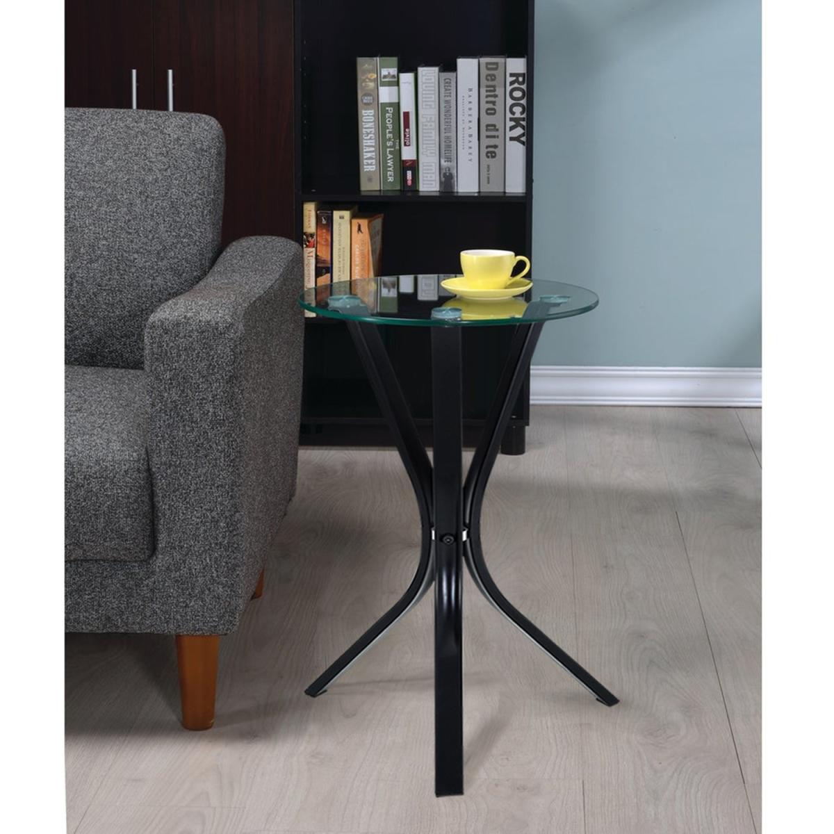 Tempered Glass Coffee Side End Table Storage Shelf - Silver – image 9